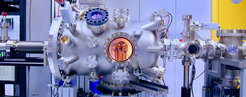 Thermolelectronic generator built to analyze in-situ and under operating conditions the work functions of quantum material heterostructures grown in our pulsed laser deposition system.