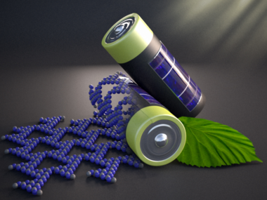 Solarzelle und Batterie in einem.