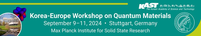 Korea-Europe Workshop on Quantum Materials